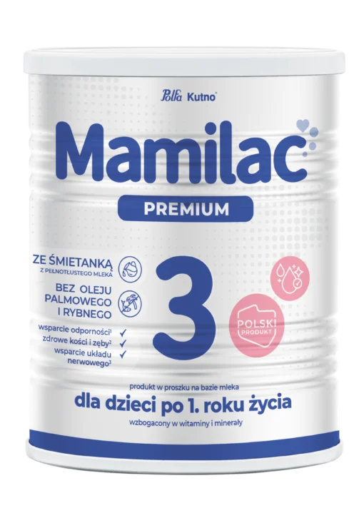 Mamilac 3 Premium mleko odżywcze dla dzieci po 1 roku życia. Polski produkt.