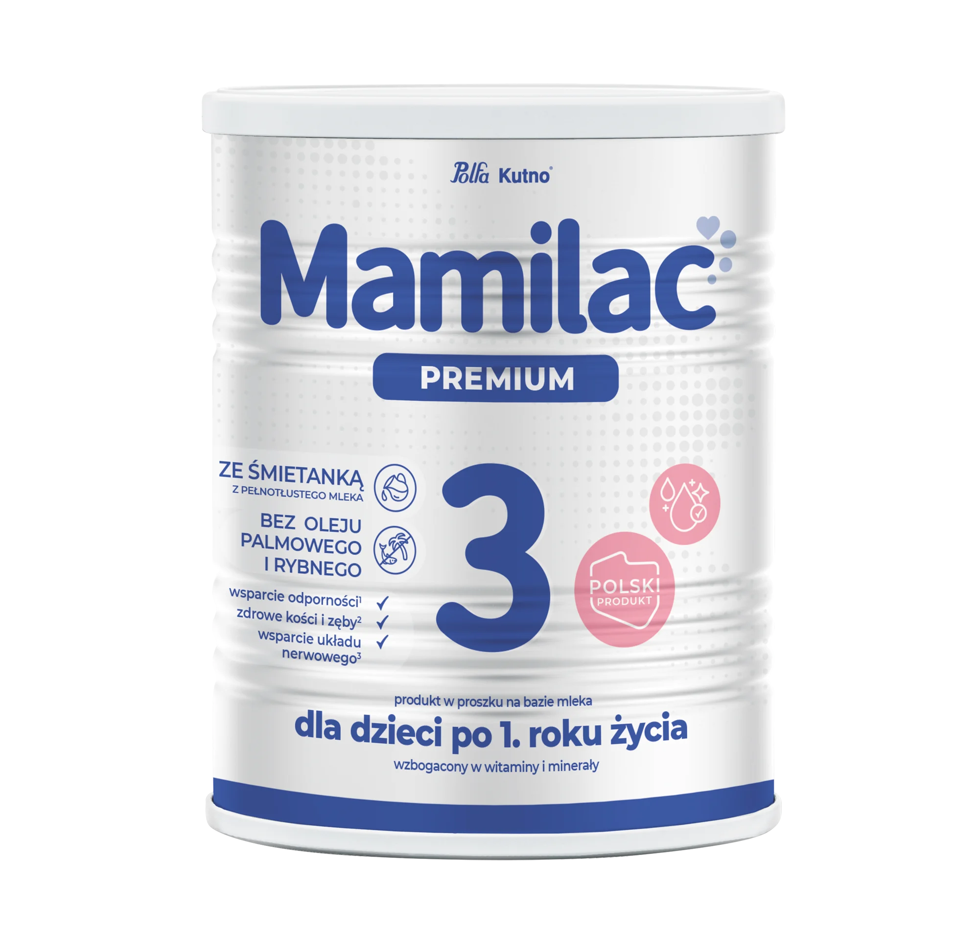 Mamilac 3 Premium mleko odżywcze dla dzieci po 1 roku życia. Polski produkt.