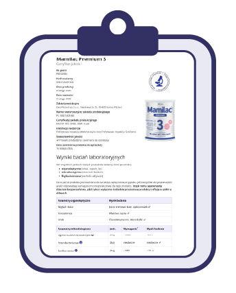 Mamilac 3 jakośc i wyniki badań